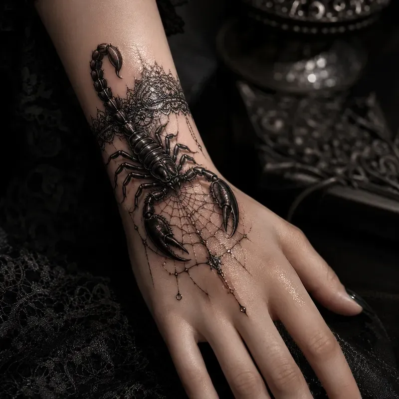 Ultrarealistic 3D Gothic Tattoo Designs