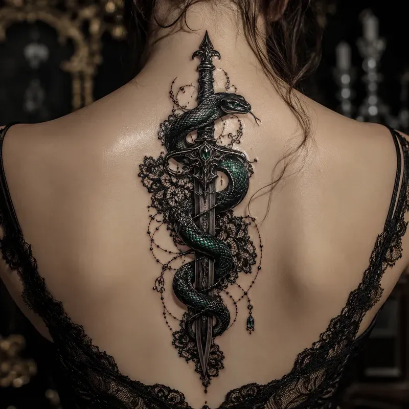 Ultrarealistic 3D Gothic Tattoo Designs