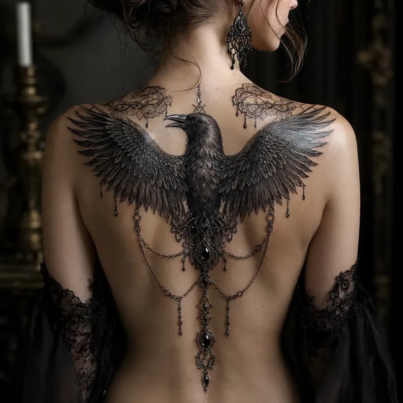 Ultrarealistic 3D Gothic Tattoo Designs