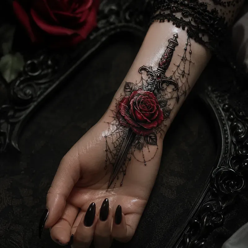 Ultrarealistic 3D Gothic Tattoo Designs