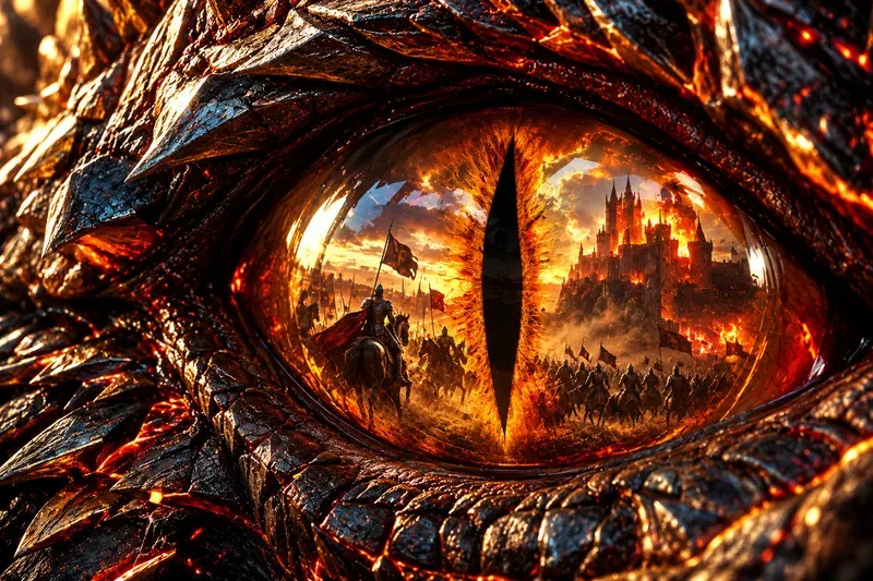 Surreal Macro Eye Reflections