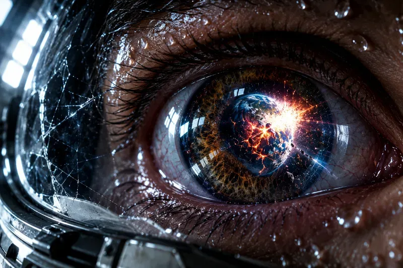 Surreal Macro Eye Reflections