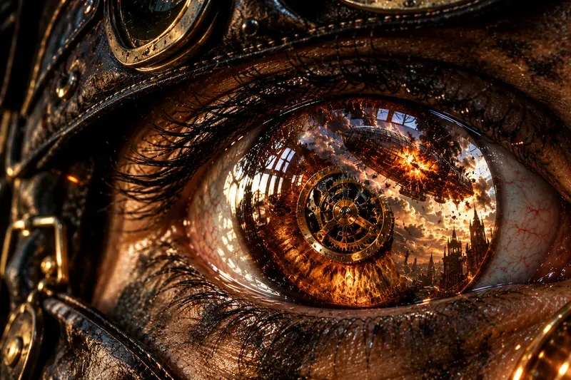 Surreal Macro Eye Reflections