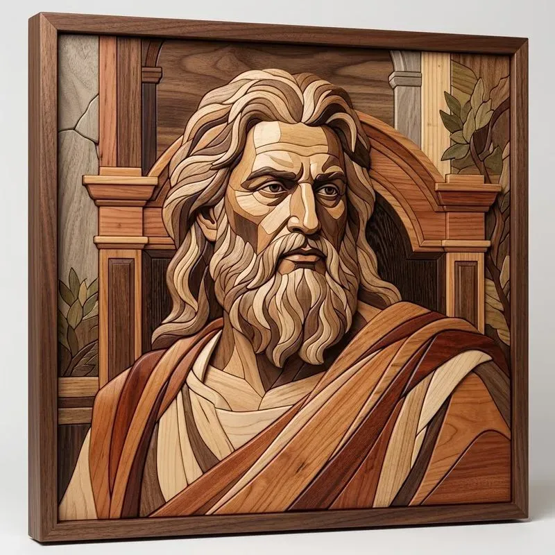 Photos To Wooden Intarsia Artworks