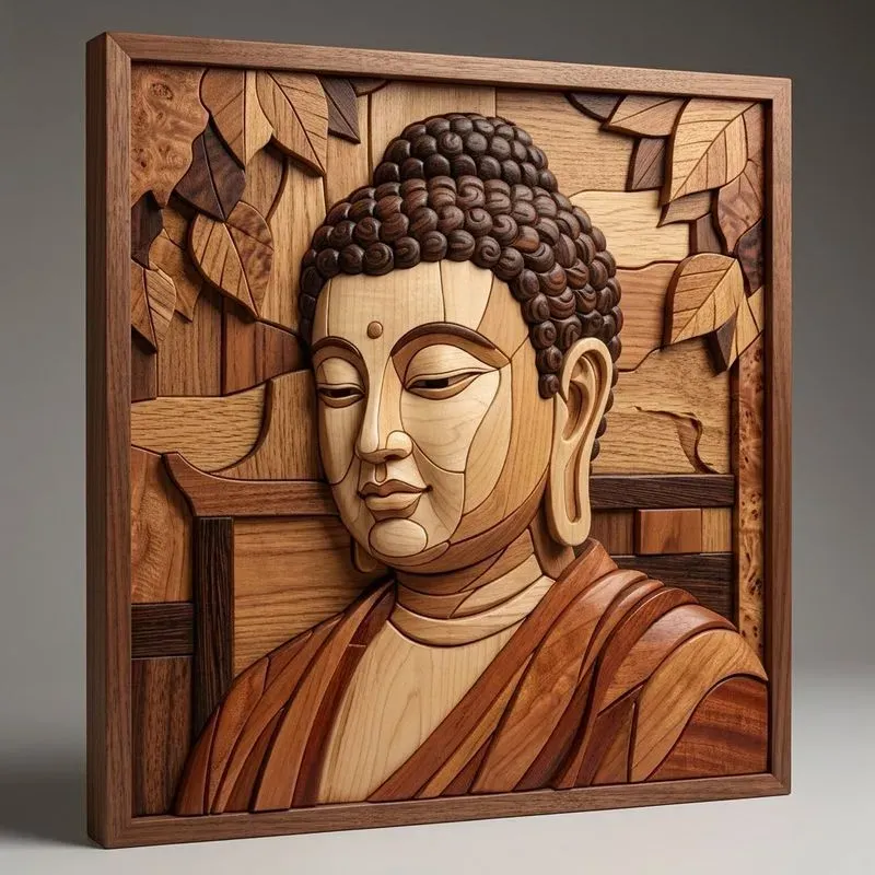 Photos To Wooden Intarsia Artworks