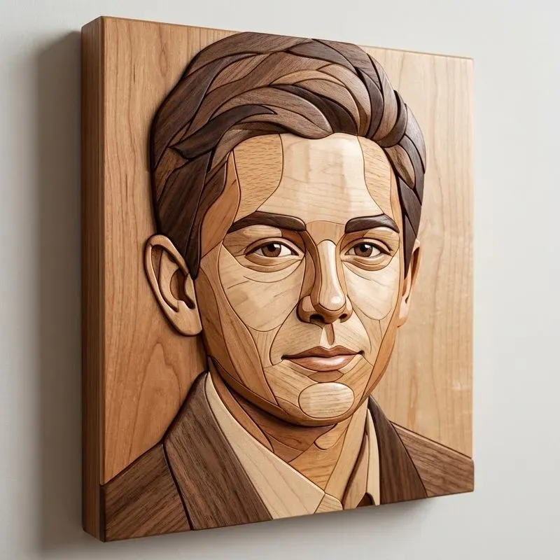 Photos To Wooden Intarsia Artworks