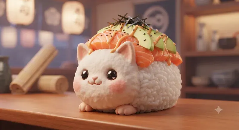 3D Kawaii Foodie Friends