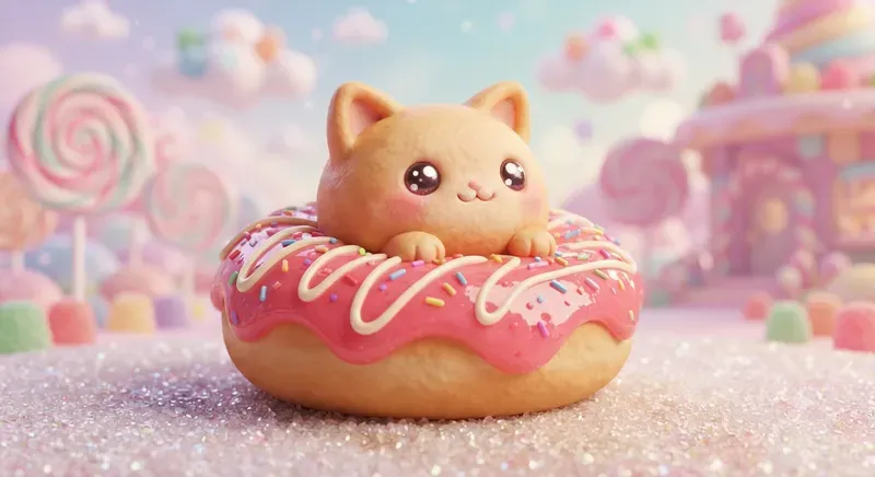 3D Kawaii Foodie Friends