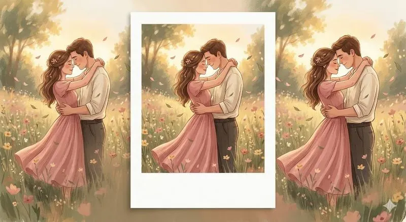 Romantic Couple Art Print Studios