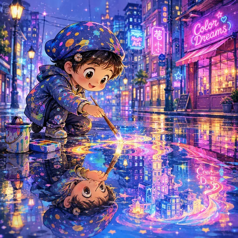 Whimsical Rainy Chibi Art Packs