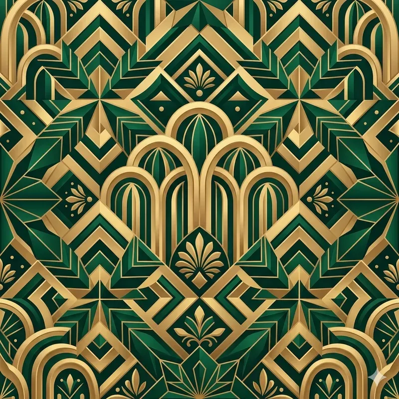 Luxury Art Deco Seamless Vector Patterns
