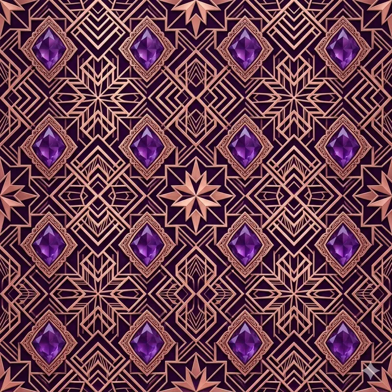 Luxury Art Deco Seamless Vector Patterns