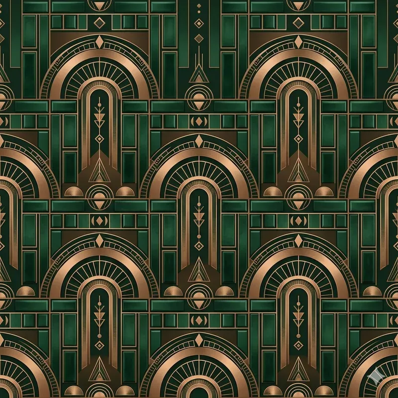 Luxury Art Deco Seamless Vector Patterns