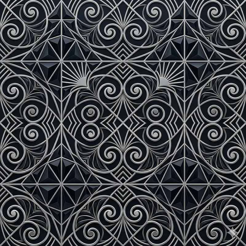 Luxury Art Deco Seamless Vector Patterns