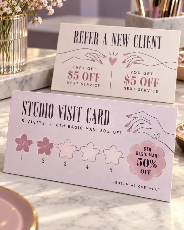 Loyalty Stamp Card Referral Coupons