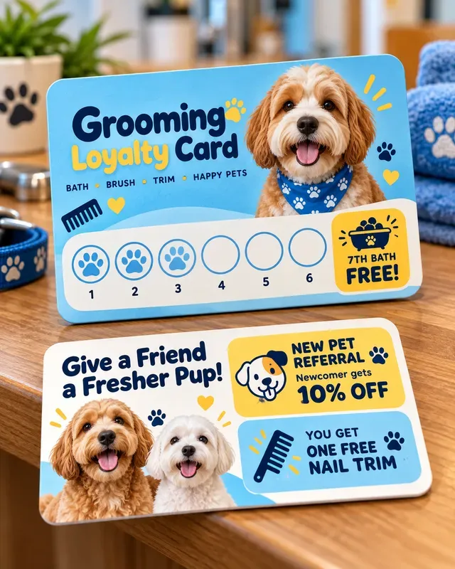 Loyalty Stamp Card Referral Coupons
