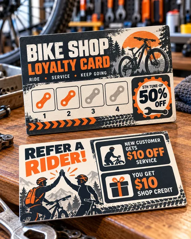 Loyalty Stamp Card Referral Coupons