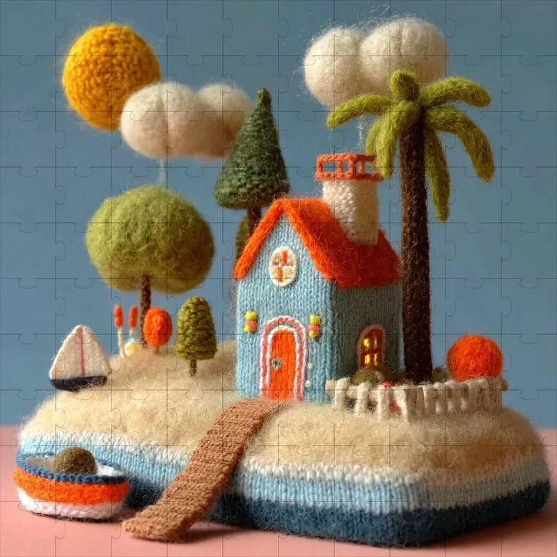 Knit Wool Felted Kawaii Plushes