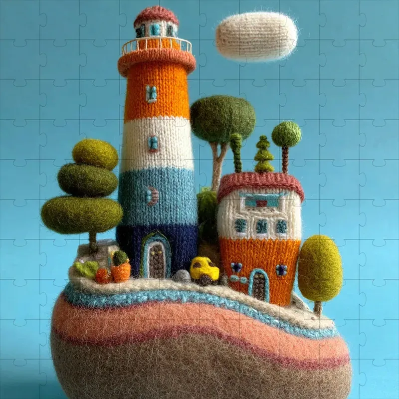 Knit Wool Felted Kawaii Plushes