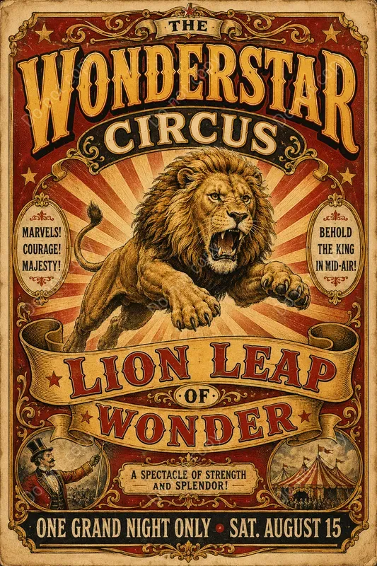 Vintage Circus Poster Makers