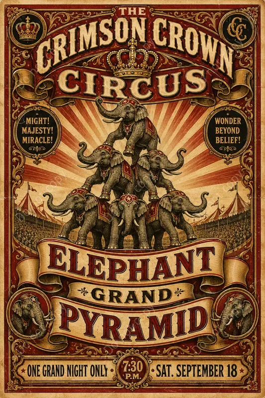 Vintage Circus Poster Makers