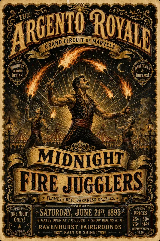 Vintage Circus Poster Makers