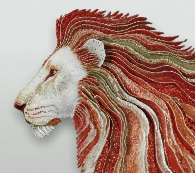Organic Layered Mixed Media Sculptures