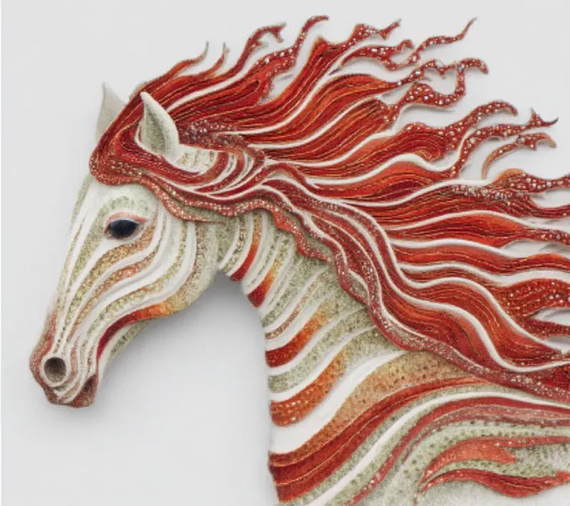 Organic Layered Mixed Media Sculptures
