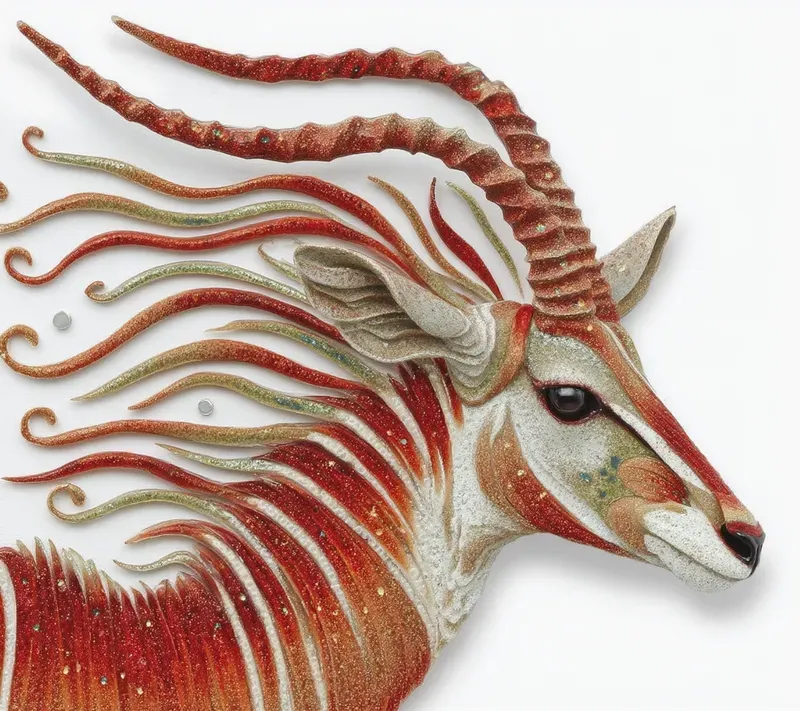 Organic Layered Mixed Media Sculptures