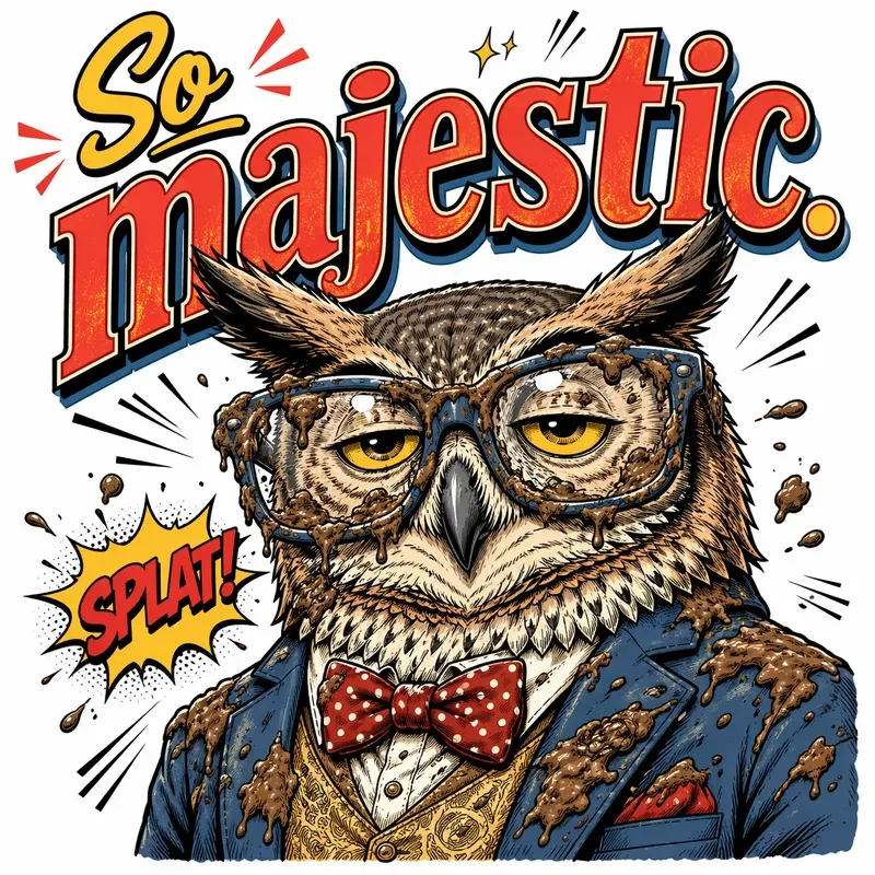 Humorous Comicstyle Graphic Tee Designs