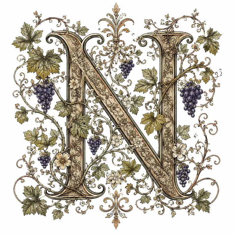 Victorian Floral Alphabets
