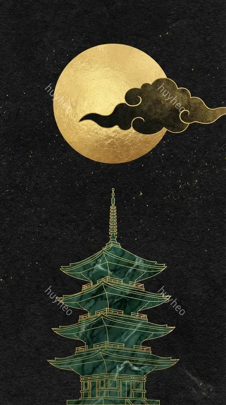 Japanese Gold Foil Marble Art