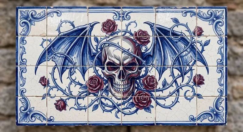 Handpainted Azulejo Tile Art