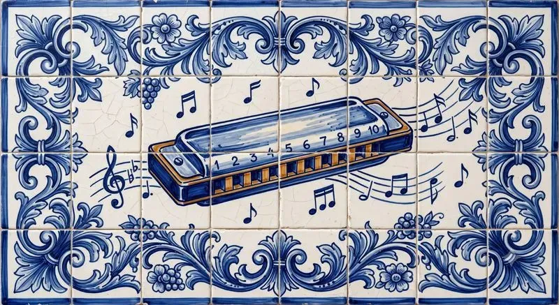 Handpainted Azulejo Tile Art