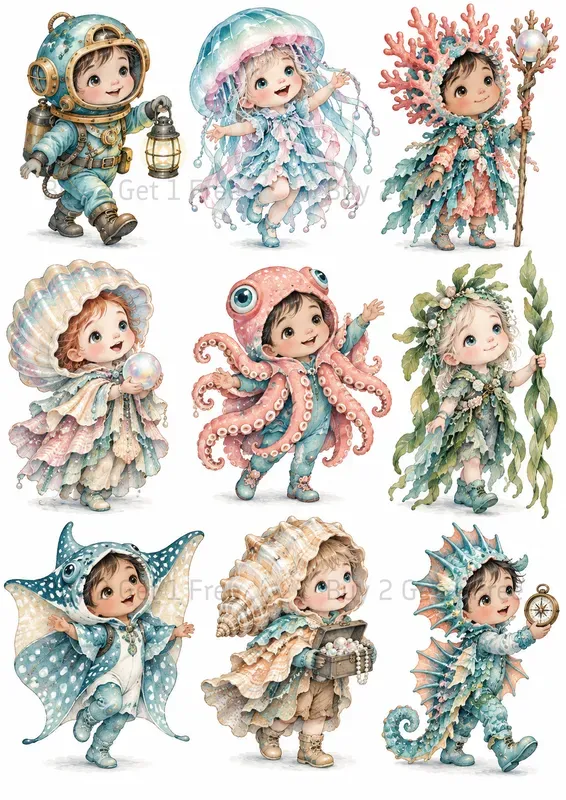 Whimsical Costume Mascot Kids