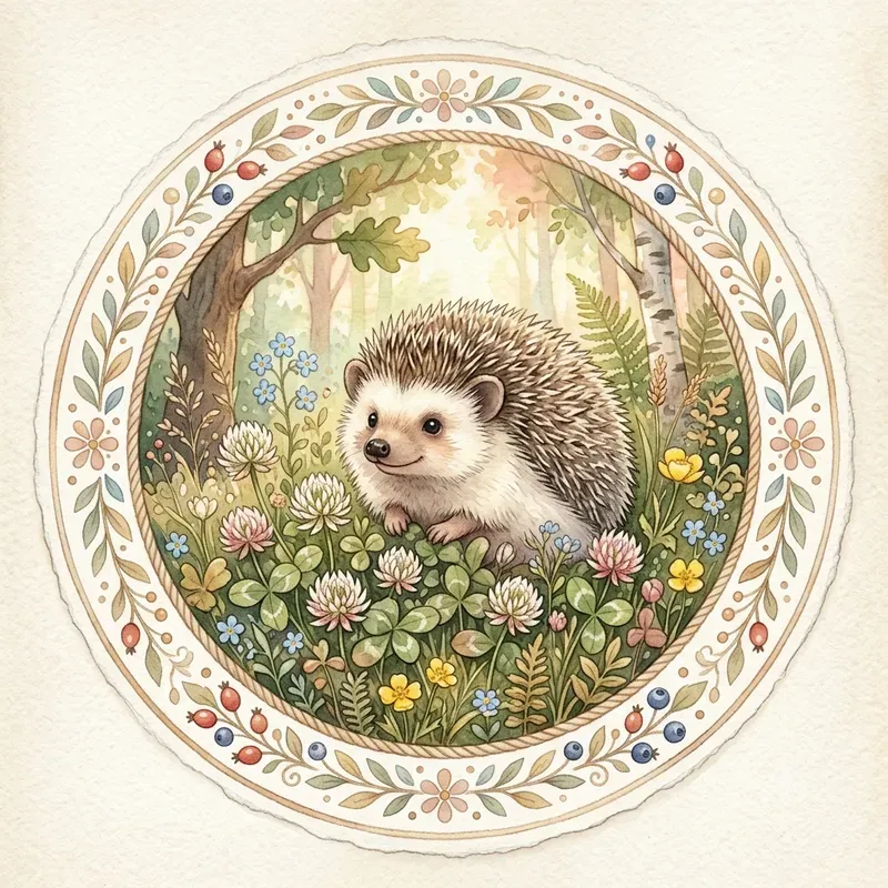 Forest Animal Badge Generator