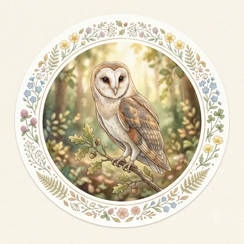 Forest Animal Badge Generator