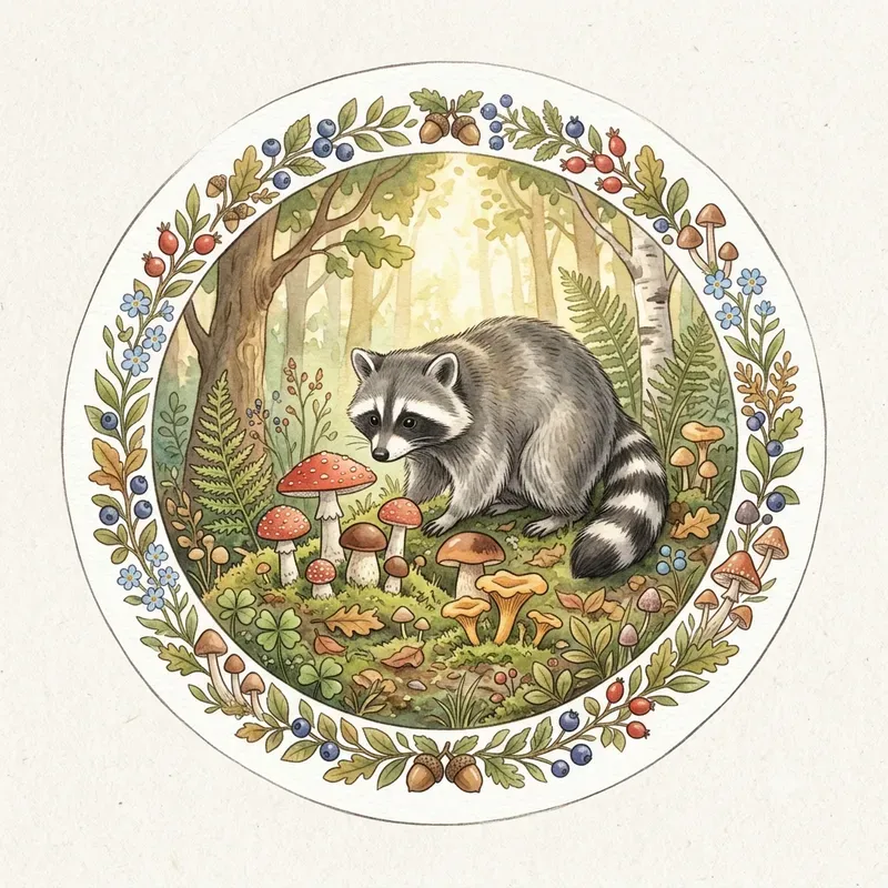 Forest Animal Badge Generator