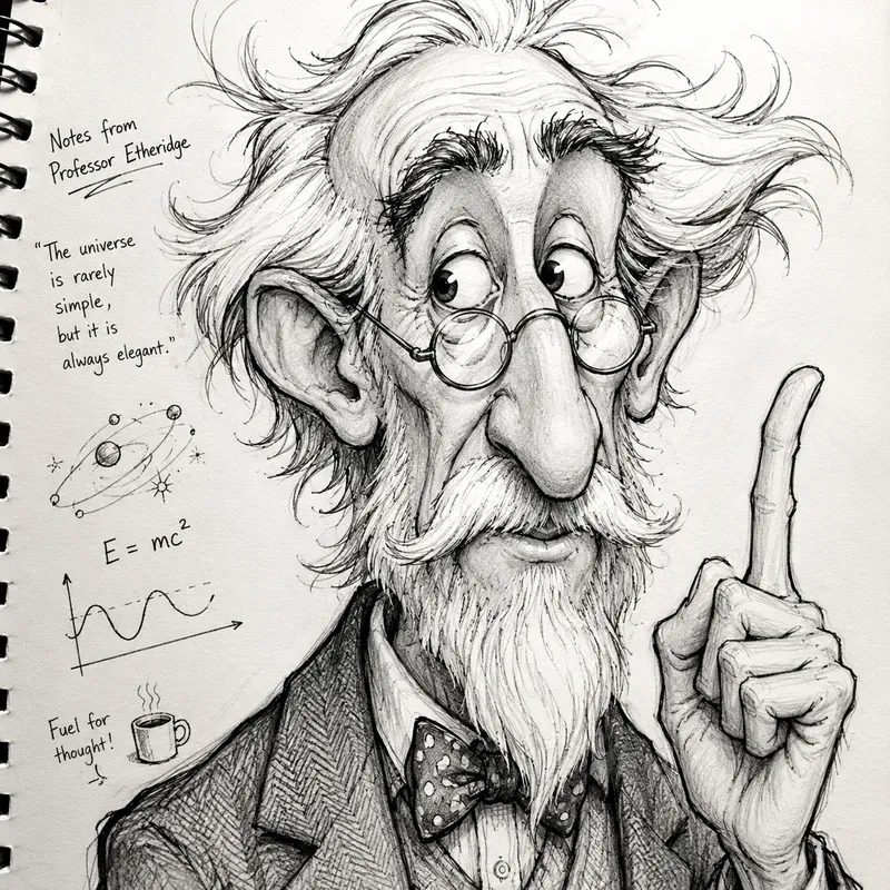 Funny Handdrawn Caricature Portraits