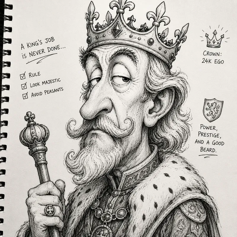 Funny Handdrawn Caricature Portraits