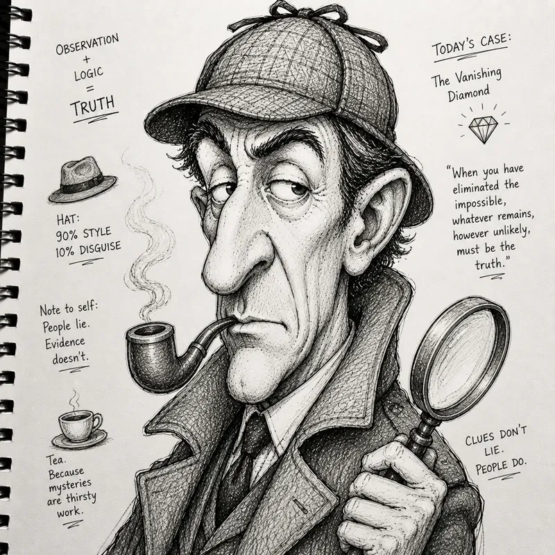 Funny Handdrawn Caricature Portraits