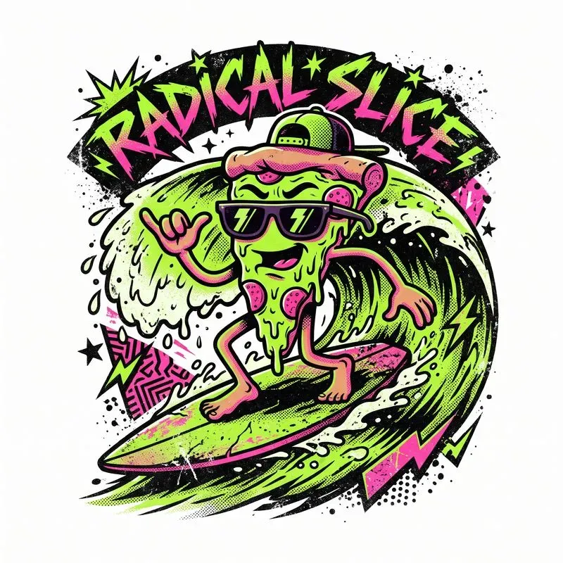 Retro Mascot Pod Tshirt Graphics