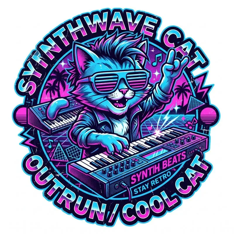 Retro Mascot Pod Tshirt Graphics