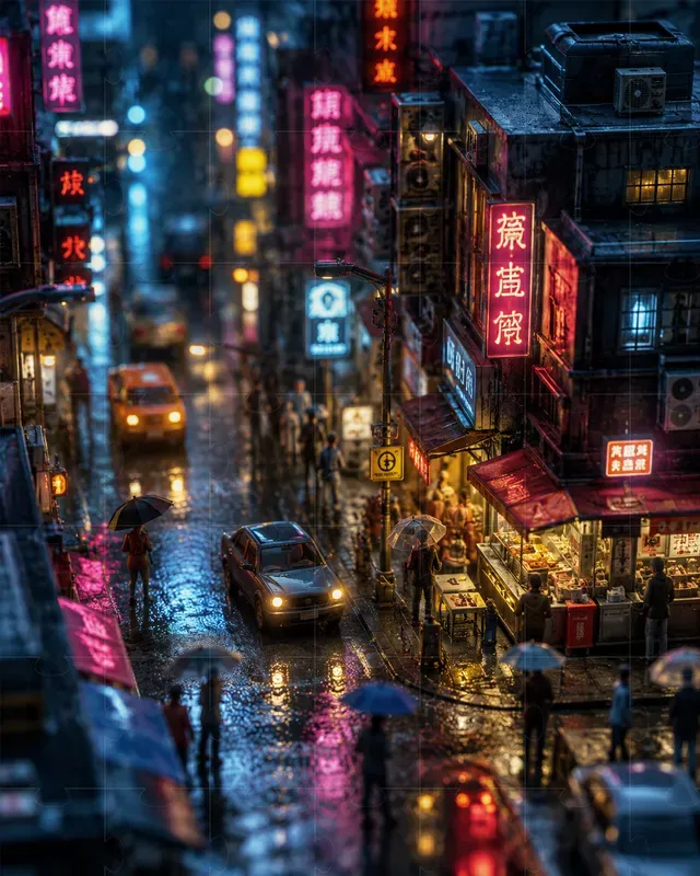 Cinematic Miniature Worlds