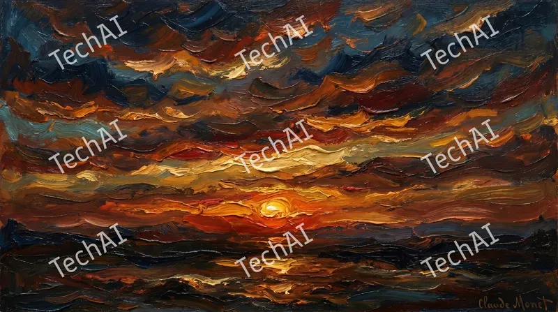Impressionist Celestial Oil Paintings