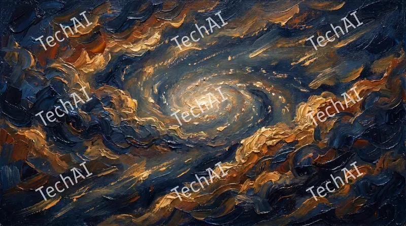 Impressionist Celestial Oil Paintings
