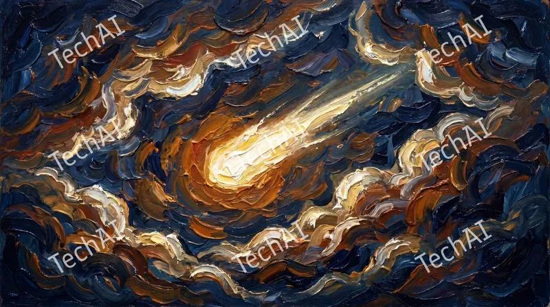 Impressionist Celestial Oil Paintings