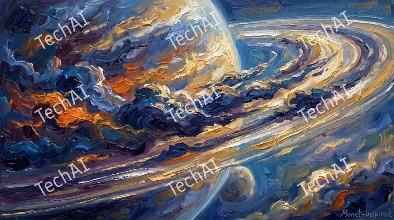 Impressionist Celestial Oil Paintings