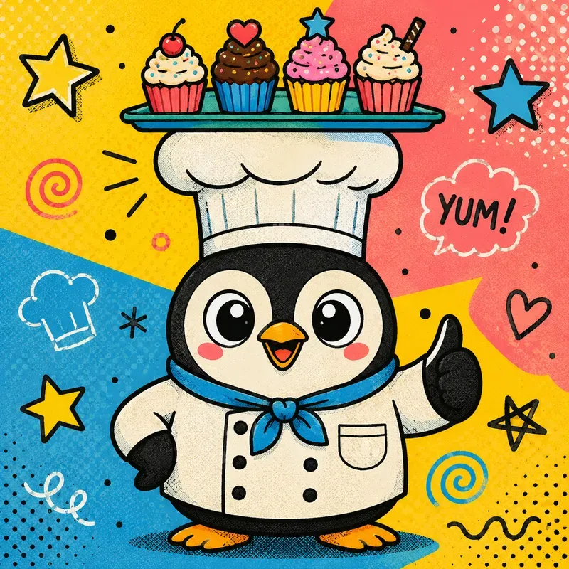 Whimsical Bigeyed Pop Art Characters