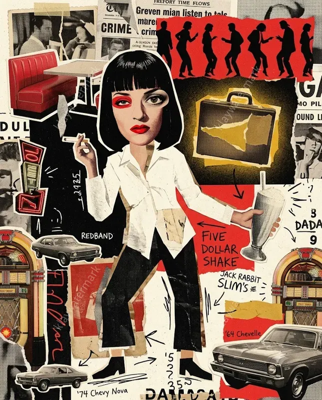 Cult Cinema Dada Collages